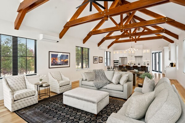 Luxurious and elegant furniture in the great room