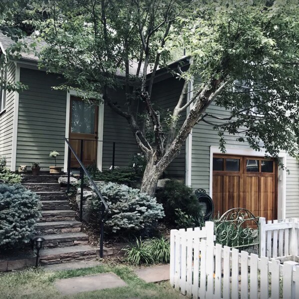 Exterior front porch entrance 