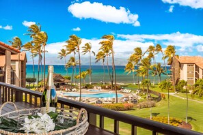 Stunning ocean view from your private lanai