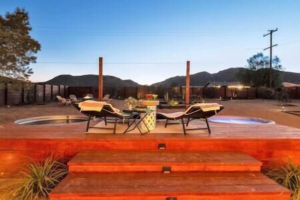 Backyard deck