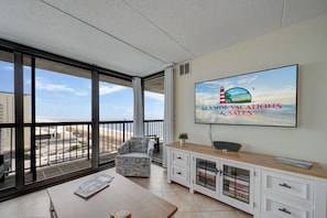 Relax in comfort and style in the Luxurious Living Area.