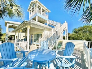 2nd story balcony seating