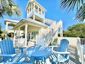 2nd story balcony seating