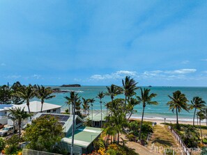 Vue sur la plage ou l’océan