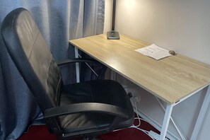 Office space to work remotely with good internet speed.