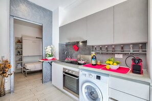 Kitchen and dining area
