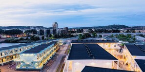 Stadsutsikt från boendet