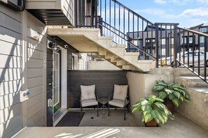 Patio with furniture