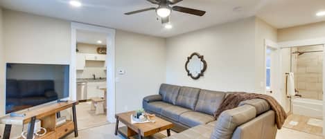 Logan Vacation Rental | 3BR | 1BA | Steps Required | 1,200 Sq Ft