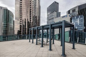 Amazing balcony views overlooking the Southbank precinct