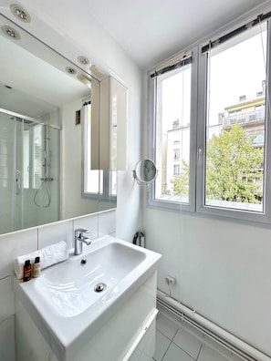 Pamper yourself in this newly renovated bathroom