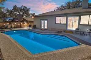 Large Private Pool and backyard!
