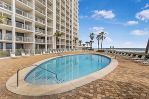 Beachside outdoor pool