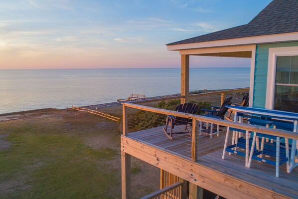 Surf or Sound Realty - 1168 - Golden Hour On The Sound - Exterior -3