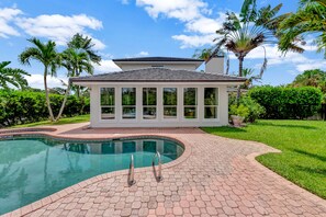 Private heated pool.