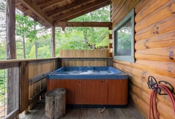 Indoors, Tub, Hot Tub, Hardwood, Stained Wood