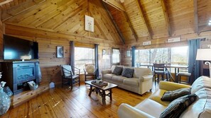 Indoors, Hardwood, Stained Wood, Screen, Chair