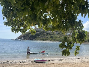 Chocolate hole beach just threw the creek, some of the best snorkeling there is