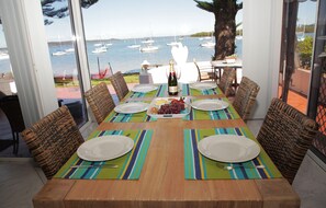 Enjoy meals anytime of the day or night while enjoying the magnificent views.