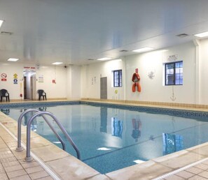 Indoor heated Swimming pool with Lifeguard, showers, toilet and lockers.