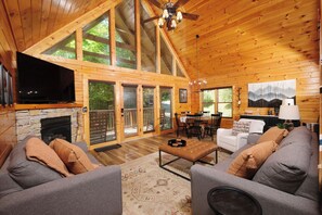Large light filled living space