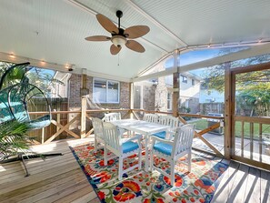 Screened-In Gazebo in Backyard, 405 Palm Blvd, Isle of Palms, SC | IOP Escapes