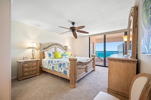 Master Bedroom with View & balcony access