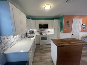 Kitchen with center island