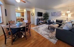 Open floor plan makes for interactive family fun! 