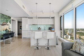 Bright and open main living space/kitchen - perfect for entertaining!