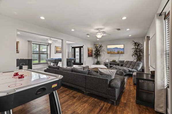 Enjoy the fierce competition between you and your family and friends in our Game Room!
