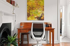 Work remotely in the comfort of your stay with a dedicated workspace available and fast WiFi