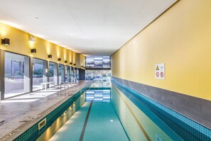 Take in a few laps of this indoor pool after your workout to cool down.
