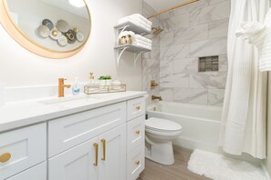 Clean and sanitized bathroom