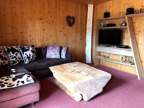 Ferienwohnung Wilde Orchidee, 94qm, 2 Schlafzimmer, max. 6 Personen-Wohnzimmer Wilde Orchidee