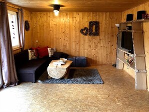 Ferienwohnung Wollgras, 94qm, 2 Schlafzimmer, max. 6 Personen-Wohnzimmer Wollgras