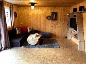 Ferienwohnung Wollgras, 94qm, 2 Schlafzimmer, max. 6 Personen-Wohnzimmer Wollgras