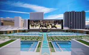 Enjoy sunbathing by the pool