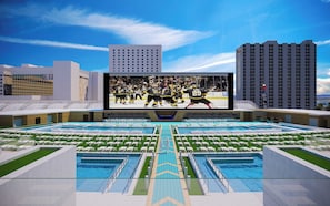 Enjoy sunbathing by the pool