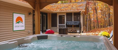 Bain à remous extérieur