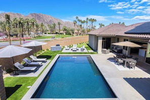 Expansive Outdoor Pool