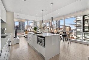 Luxury corner unit