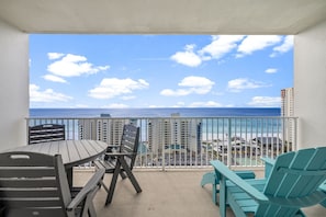 Privately Furnished Balcony with Ocean Views