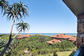 Blick vom Balkon