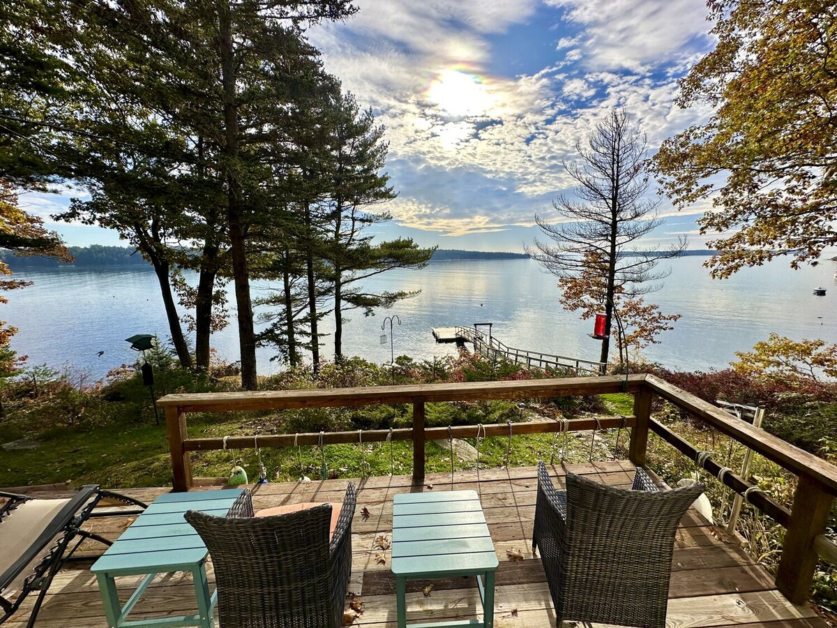 Ocean Front House w/Dock, Kayaks, Deck W/Stunning Views Of Audubon’s Hog Island