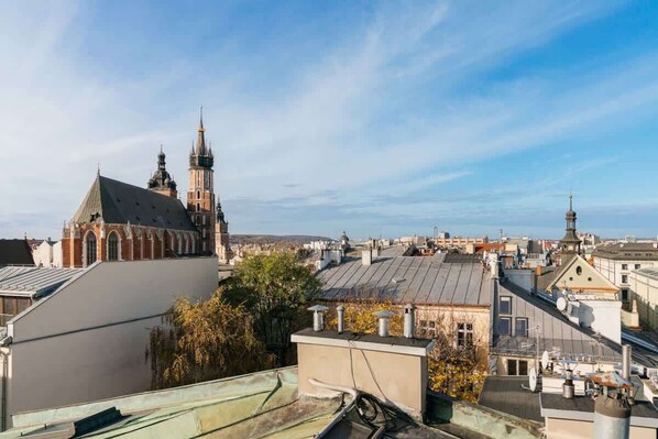 Blick von der Unterkunft