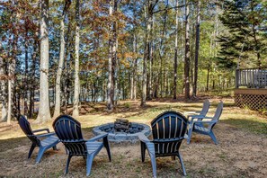Fire Pit | Access to Lake | Shared Dock w/ Boat Slip | Multi-Level Deck