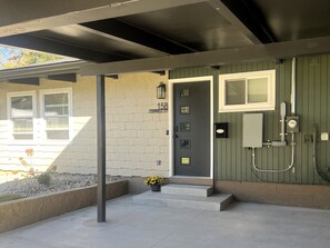 Front entry / carport