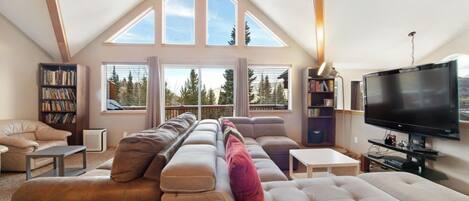 Large Family Room With Lovely View