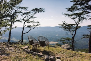 Beautiful scenery with outdoor seating